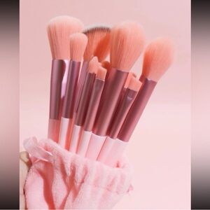 NWT 13-Piece Pink Makeup Brushes Set with Easy-to-use